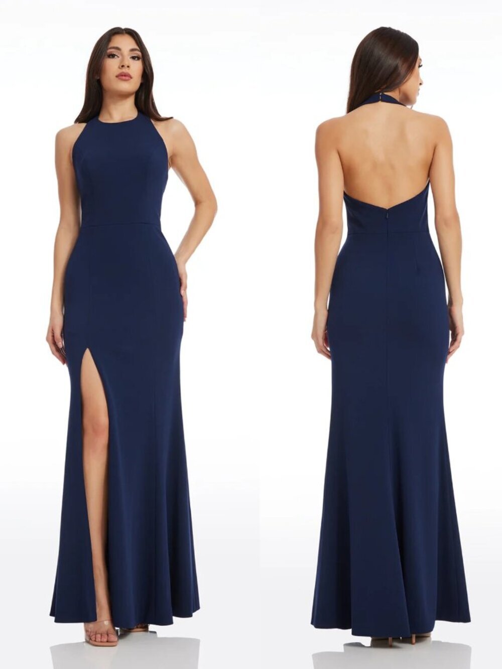 NWT New Dress the Population Paige Navy Gown Dress Size XL